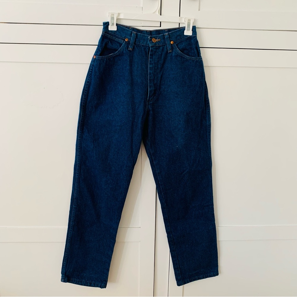 Vintage Wrangler High Waist Straight Jeans Rancher